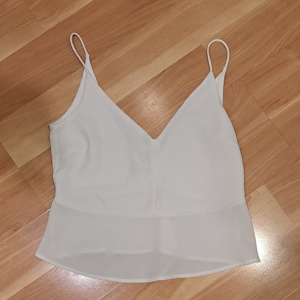 Zara White Camisole Top
